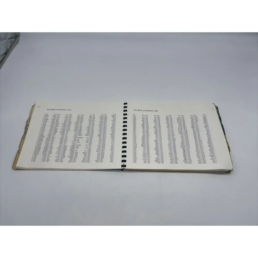 Vintage Dominion Lock Company World Key Blank Encyclopedia Locksmith Key Cutting